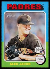 2024 Topps Heritage Alek Jacob #184 Rookie RC San Diego Padres