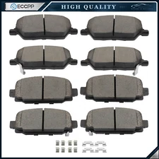 8PCS Front And Rear Ceramic Brake Pads For 2018 2019 2020 2021 2022 Jeep Compass