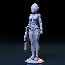1/8 1/6 Space Force Girl 3D Print GK Figure Model Kit Unassemble Unpainted GK