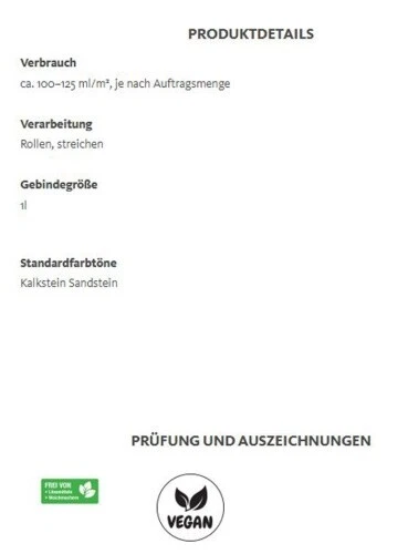 Stone-Optik Effektlasur Sandstein 1 l mit Effektzusatz und Roller - Bild 8 von 9