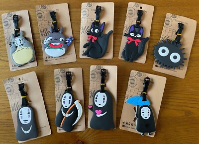 Totoro Kofferanhänger mit Namen Katze Jiji No Face Mann Feenstaub Cartoon Manga