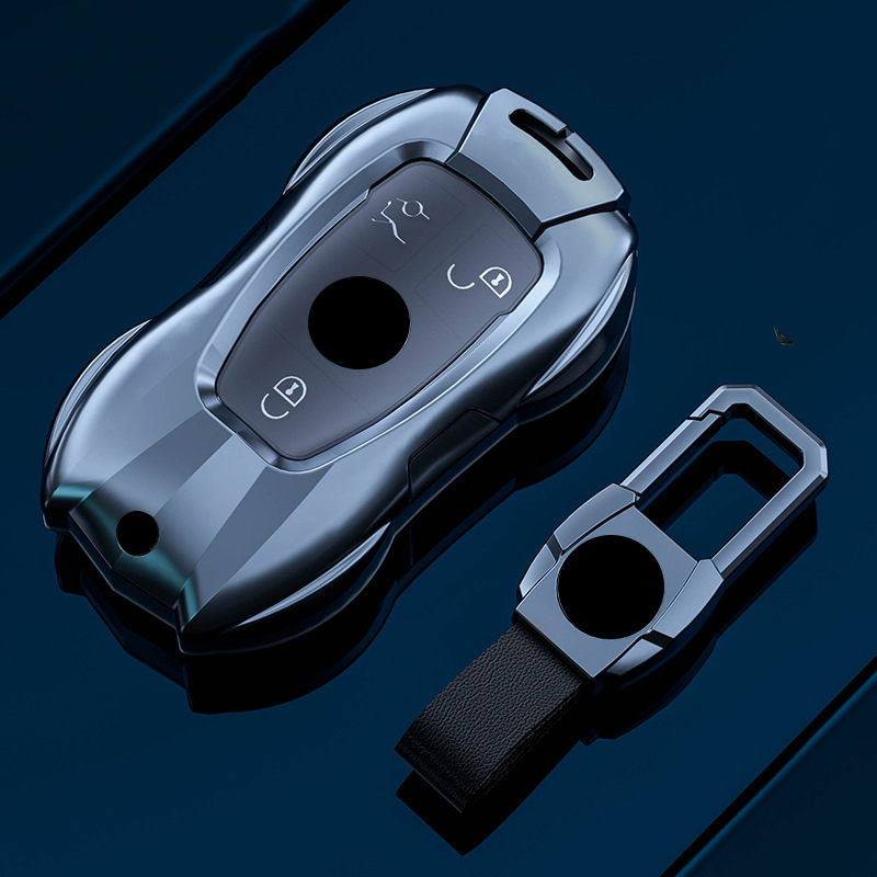 Mercedes Autoschlüssel Hülle Aus Leder - Schutzhülle Für Benz Schlüssel