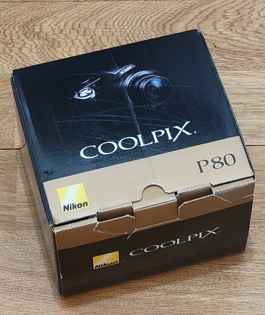 Nikon Coolpix P80 Digital Bridge Camera 10.1MP 18x Zoom Tested +