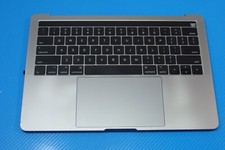 MacBook Pro 13" A1706 Mid 2017 BTO Top Case Palmrest w/Battery Gray 661-07950