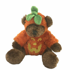 Animal Adventure Teddy Bear Halloween Plush Pumpkin Jack O Lantern Costume
