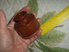 Redware OSV Pottery Inkwell artisan handcraft signed Old Sturbridge Village MA — photo 3