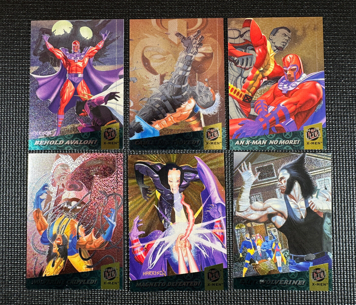 VOM出品　6枚 1994 Fleer Ultra X-Men - Fatal Attractions - Complete Set - 6