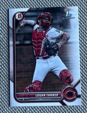 2022 Logan Tanner Bowman Draft Paper 1st Bowman Cincinnati Reds BD-55