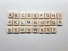 26 letters ABC magnet fridge, letter natural wood color, Metal board magnet