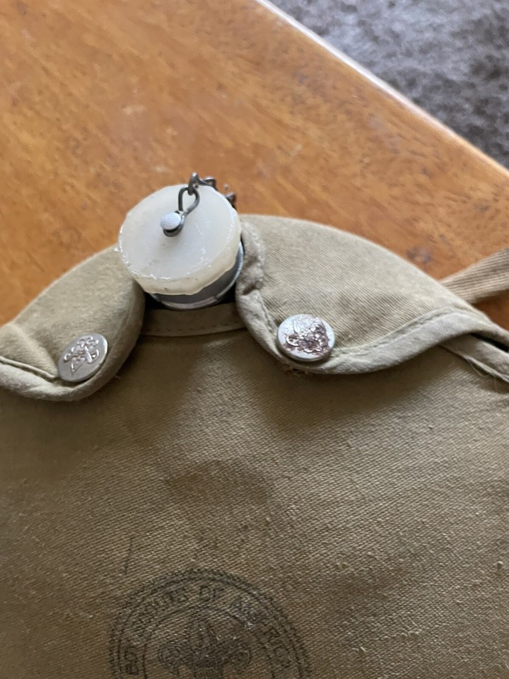 Boy Scout Canteen Covered In Cotton Material, Shows Aging eBay