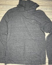 American Eagle Outfitters Gray Pull Over Hooded Sweatshirt Unisex Adult Size S