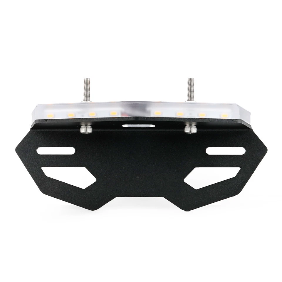 Soporte de matrícula trasero ordenado para Kawasaki Ninja ZX-6R ZX-6RR Z1000 Z750/S Foto 3 de 4