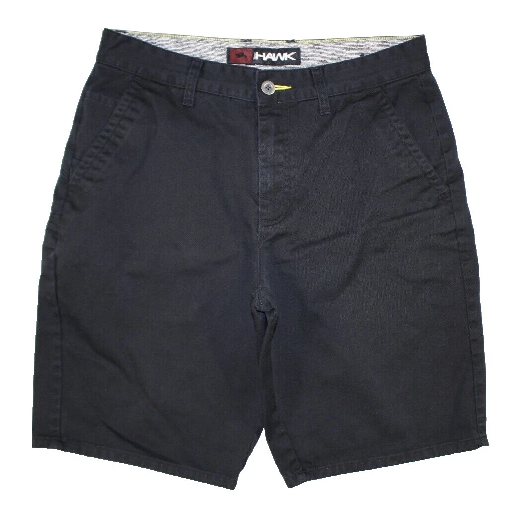 Pantalones cortos de Poliéster Negro Tony Hawk para hombres