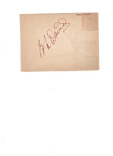 BABE DANIELS JOHN HODICK TWO AUTOGRAPHS ON ALBUM PAGE