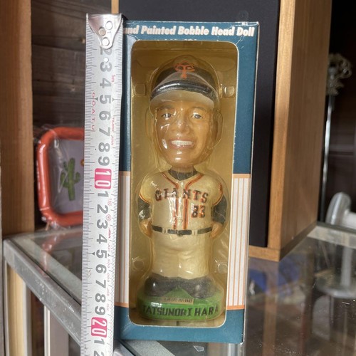 Yomiuri Giants Tatsunori Hara Bobblehead Yomiuri Shimbun Showa Retro - Picture 3 of 3