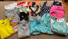 Girls Clothing -Sz 7-8 Shirts Blouses Dress's bathing suit 18 pc lot