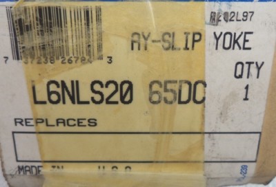 Rockwell Meritor 32-Splne AY Slip Yoke, p/n L6NLS20-65DC | eBay