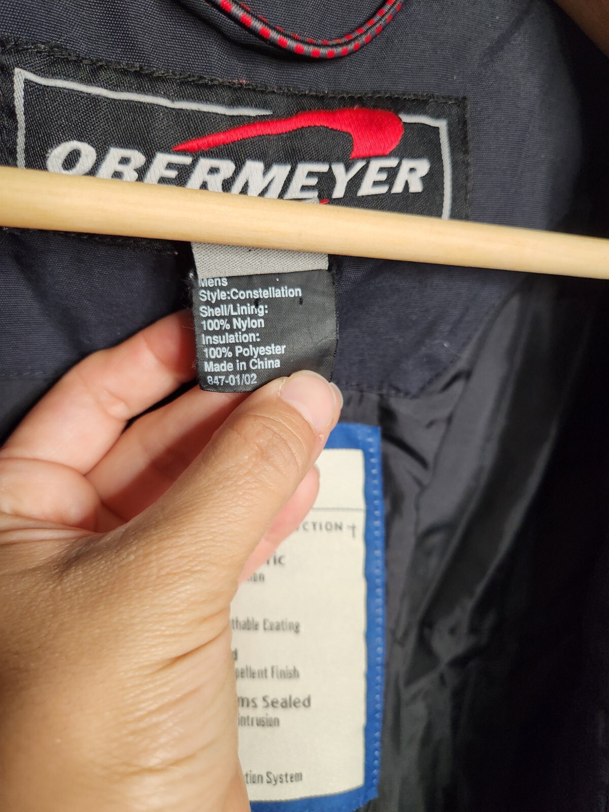 Obermeyer Alpha One Zip & Button Snap Closure Blu… - image 10