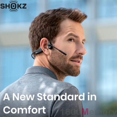 Shokz OpenComm 2 Wireless Bluetooth 5.1 Bone Conduction Open Shokz OpenComm 2 Wireless Bluetooth 5.1 Bone Conduction Open