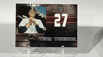 2004 Leaf Limited Team Threads Jersey Number #TT3 Carlton Fisk/RogerClemens /100