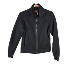 Lululemon black luon womens jacket 8