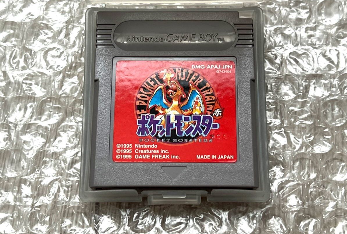 GB Pokemon Red Japanese Version USA Seller Authentic New Battery