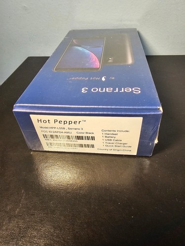 Serrano 3 Hot Pepper Phone Model: HPP-L55B. New- Factory Sealed - Photo 4 sur 5