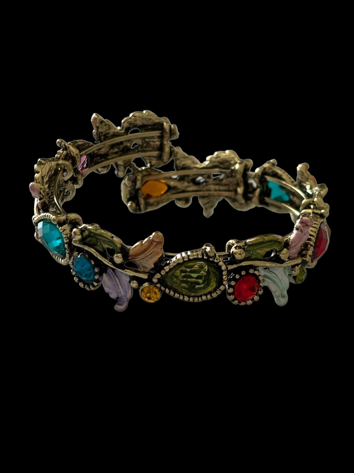 Multicolored Crystal Rhinestone Adjustable Vine  … - image 2