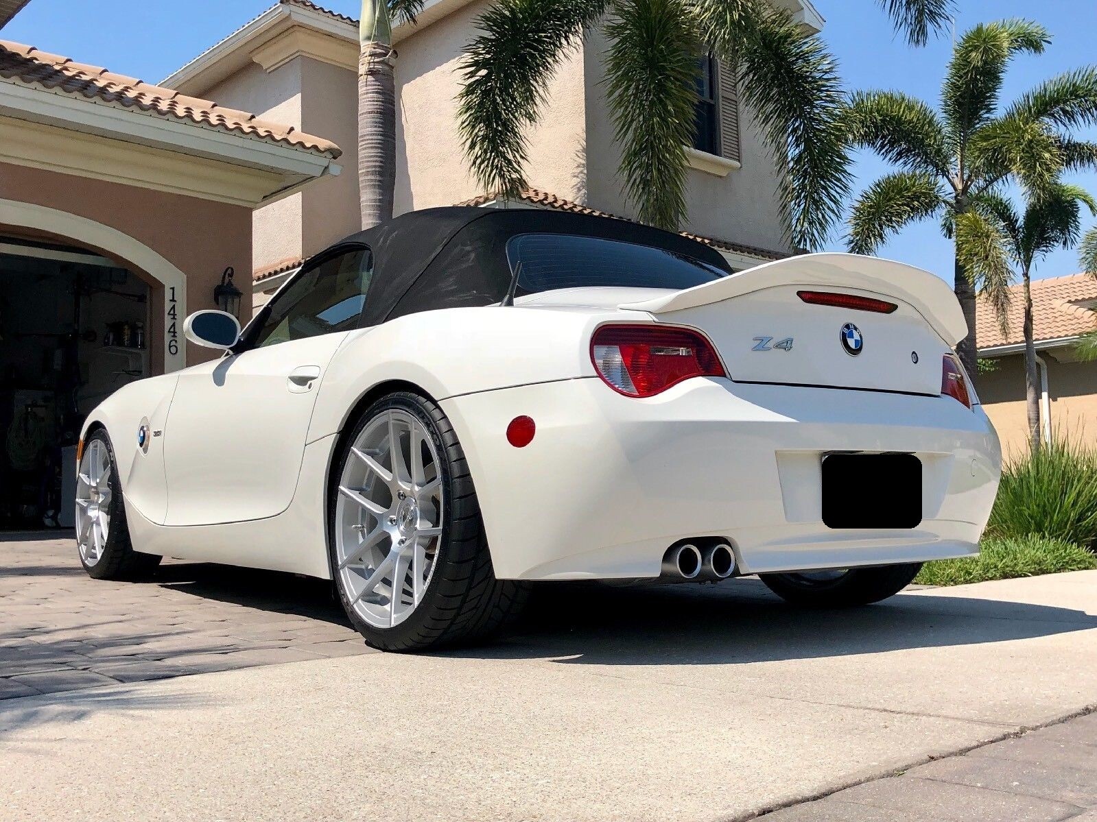 BMW Z4 E85 Cabrio ducktail look rear boot spoiler eBay