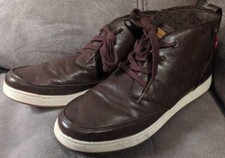 Botín/zapatos informales de cuero Levi Strauss para hombre talla 10 excelente estado