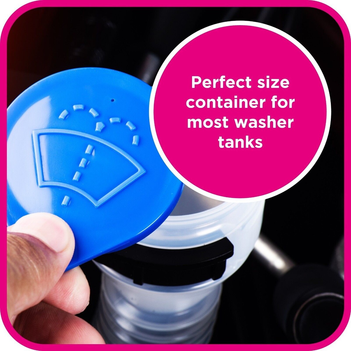 Flow All Season Car Screen Wash Liquid Dirt Grease Remover  