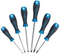 1X Schraubendrehersatz, Schlitz+Kreuz, 6-Teilig - SW Stahl 32810L