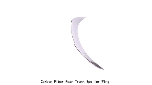 Fit For Maserati Ghibli Sedan 2014-22 Real Carbon Fiber Rear Trunk Spoiler Wing - Video 1 of 1