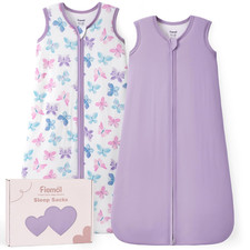 Rayon Made from Bamboo Sleep Sack 1.0 TOG, 6-12 Months Baby