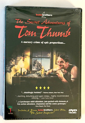 The Secret Adventures of Tom Thumb DVD 1993 Animated Sci-Fi Fairy Tale NEW!!!