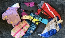 Job Lot Wholesale Dog Pet Coats/Jackets. 7 x Various Sizes & Colours.