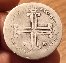 3 Tari 173 Coin? Coronation, Sicily Charles of Bourbon, Rare, Ref. 7860