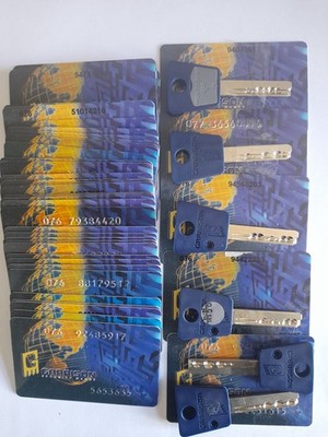Schlosser, Mul-T-Lock Garnison Sicherheitskarten und Schlüssel