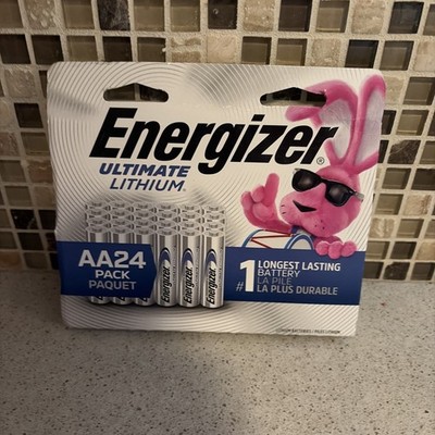 Energizer Ultimate Lithium AA Batteries - 24 Count - Expires: 12/2050