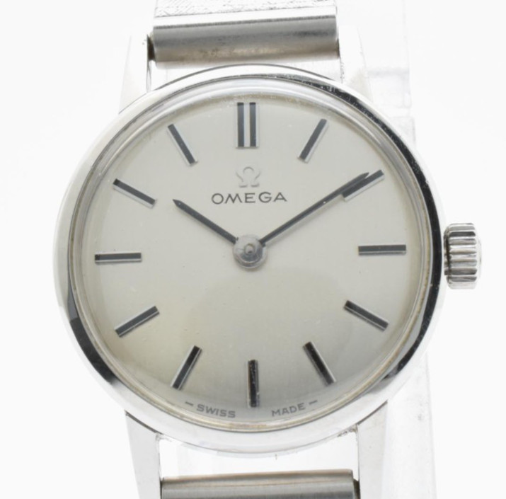 ▶️ [N MINT] Vintage Omega Geneve Cal.620 Silver 20mm Women's Manual Watch #297
