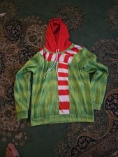 Dr. Seuss The Grinch Christmas Holiday Hoodie Scarf Edition Size Adult Medium