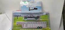 Green Light 1:64 2018 RAM 3500&Vertical 3-hole Gooseneck Trailer (Carriage) 