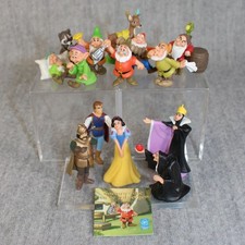 SNOW WHITE Disney Cake Toppers 15 Mini Play Figure EUROPE Exclusive Complete Set