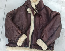 Vintage Original Sheepskin Flying Jacket Type B-3 size L