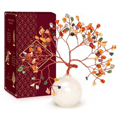 7 Chakra Crystal Tree of Life Birthday Gifts for Women, Handmade Home Decor, ...