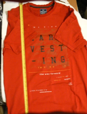 T-shirt graphique rouge Monte Carlo Originals XL "récolte" style... - Photo 1/4
