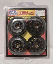 NOS World Sports Aero Wheels 4 Pk Replacement Wheels Inline Skates Roller Hockey