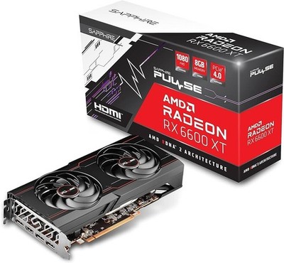 Sapphire Pulse AMD Radeon RX 6600 XT Gaming OC 8GB GDDR6 11309-03