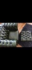 Green Leather Blendale arm chair made by Springvale leathers uk