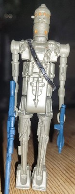 Star Wars IG-88 Bounty Hunter Vintage Kenner 1980 Actionfigur ESB Komplett, Grat